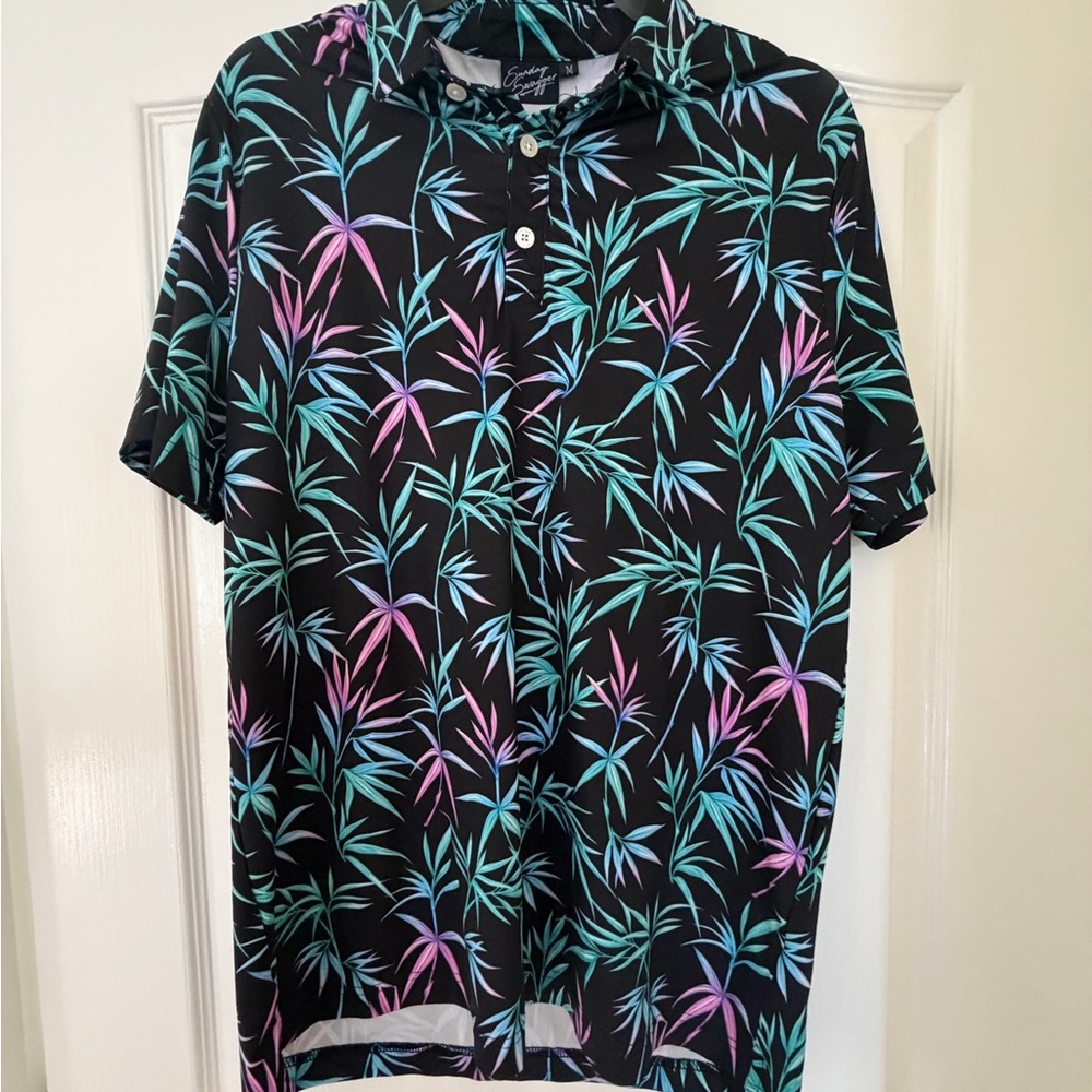 Men’s Sunday swagger golf polo size medium